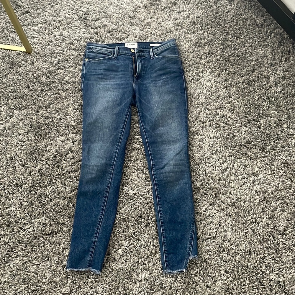 Frame le high skinny jeans size 27